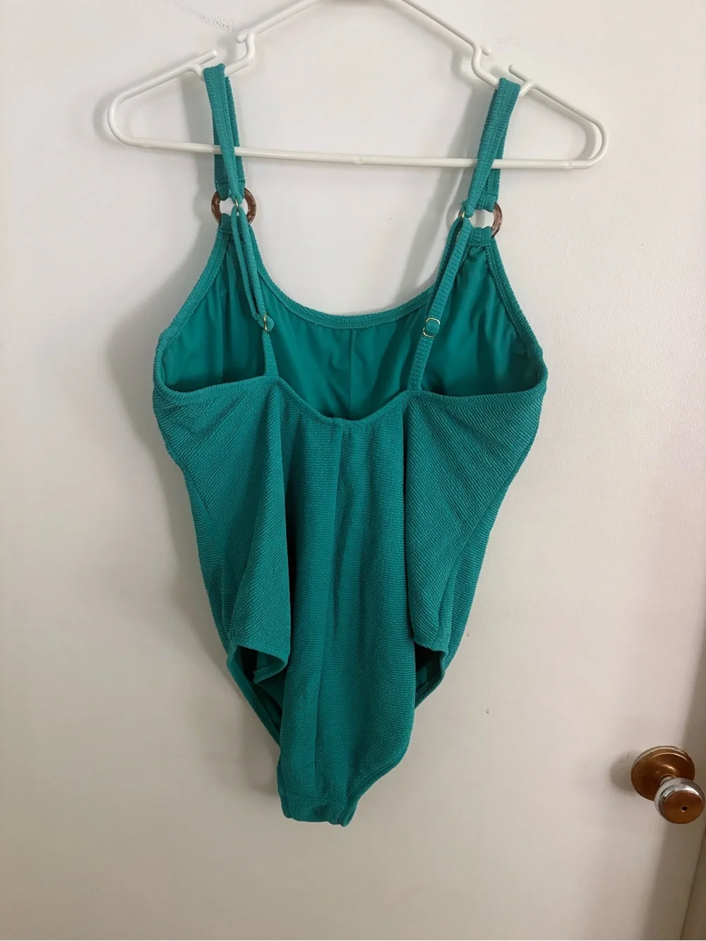 Ribbed one piece bathing suit